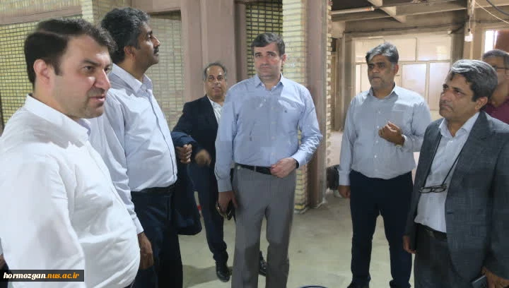 بازدید دکتر پندار، معاون اداری و مالی وزارت علوم، تحقیقات و فناوری از دانشگاه ملی مهارت استان هرمزگان 3