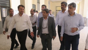 بازدید دکتر پندار، معاون اداری و مالی وزارت علوم، تحقیقات و فناوری از دانشگاه ملی مهارت استان هرمزگان 4